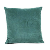 Housse de coussin Africa bleu fleurie