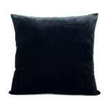 Housse de coussin Face noir ” Expression silence “