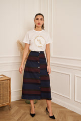 Jupe longue denim Angèle