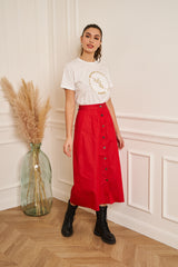 Jupe longue denim Abigaïl