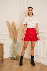 Jupe courte denim Abigaïl