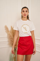 Jupe courte denim Abigaïl