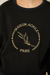 SWEAT EPAIS NOIR GROS LOGO