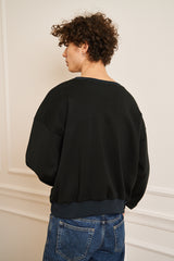 SWEAT EPAIS NOIR GROS LOGO