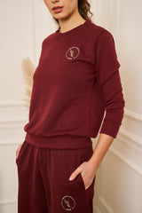 Ensemble de jogging Mélinda bordeaux