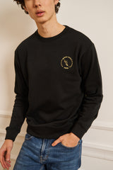 SWEAT NOIR CLASSIQUE PETIT LOGO HOMME