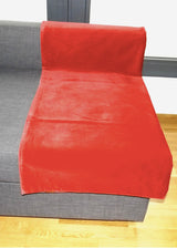 Plaid Africa a liane sur fond triangulaire noir et blanc