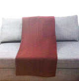 Plaid Africa fleurs géantes rouge et vert