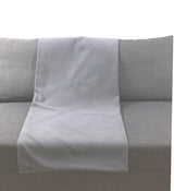 Plaid Africa lotus turquoise, bleu azur et mauve