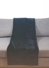 Plaid Africa végétale mauve et vert