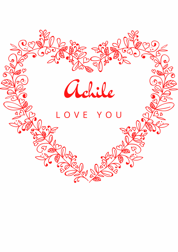 Carte cadeaux Maison Achile