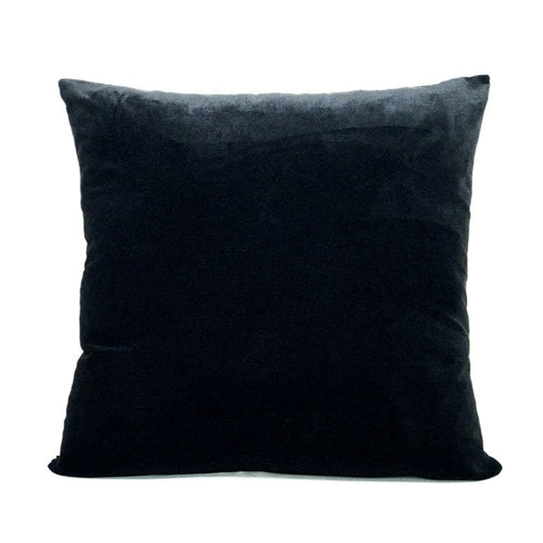 Housse de coussin losange graphique noir et blanc