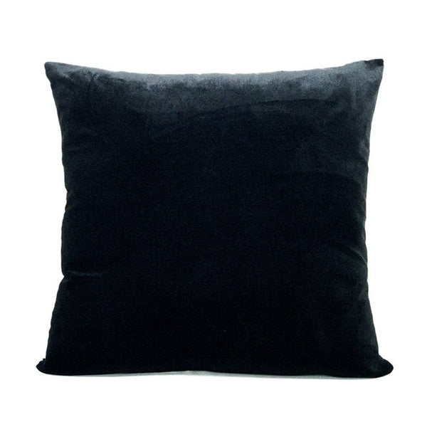Housse de coussin Face noir ” Clin d’œil “