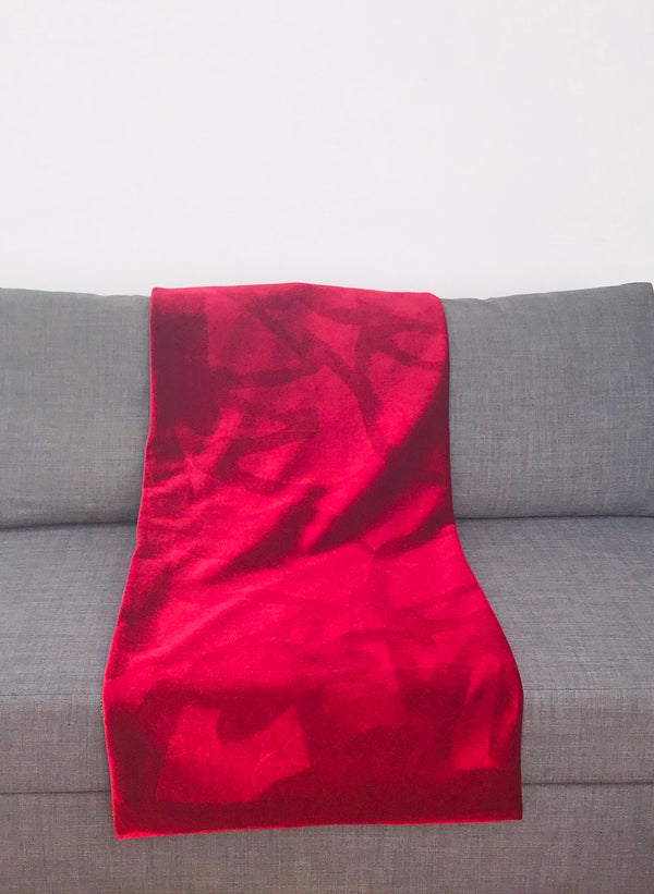 Plaid Africa attrape rêve rose et vert